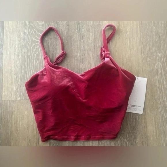 Athleta Elevation V-Neck Velvet Crop D-DD+ NWT‎ - Picture 1 of 4